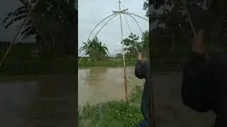 BAMBO FISH TRAP MAKING / PERANGKAP JARING TANGKUL / #jaringtangkul #perangkapjaring #jaringikan