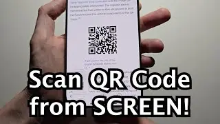 iPhone How to Scan QR Code from SCREENSHOT / SCREEN! (iOS 18)
