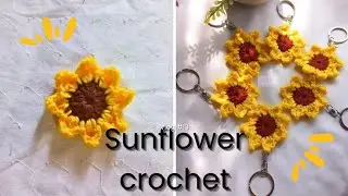 👉 Silent Crochet Live 🌻 | Making a Sunflower Step by Step
