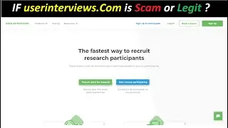 user interviews ! userinterviews Reviews ! userinterviews Com ! userinterviews.Com is Scam or Legit?