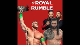WBA John Cena vs Roman Reigns royal rumble theme song one for the money
