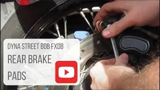 How To | Replace Your Rear Brake Pads | Harley Davidson Street Bob FXDB
