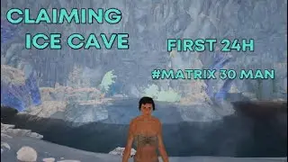 How I Claimed Ice Cave On #MATRIX 30 Man | First 24h | ARK PS5 PVP | #KNIGHTS#LORDS#VIKING