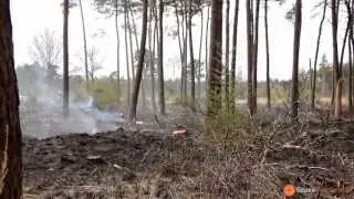 Natuurbrand bij Gilzeweg in Chaam (201304-27)