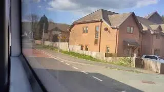Llanidloes to Rhayader on-board Celtic Travel X47 service bus! (16/04/22)