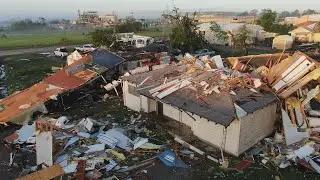 DEVASTATING First Light Barnsdall, Oklahoma Tornado Damage 5/6/2024