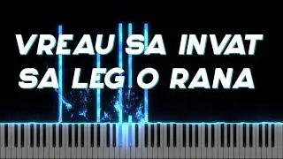 Vreau sa invat sa leg o rana - Emma Repede Instrumental Pian - Negativ Pian - Tutorial