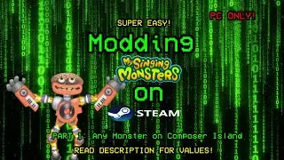 How to Mod | My Singing Monsters Steam | Part 1: Any Monster on Composer Island