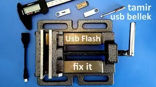 Jak naprawić wypaczony metalowy dysk flash USB?