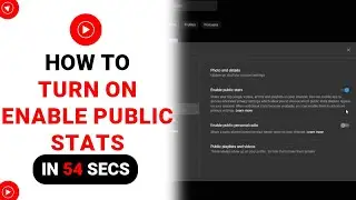 How to Turn On Enable Public Stats on Youtube Music [NEW]