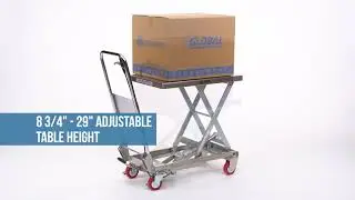 989009 Mobile Scissor Lift Table V2