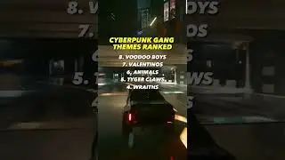 Ranking Cyberpunk&rsquo;s Gang Themes #shorts #cyberpunk #cyberpunk2077 #phantomliberty