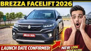 Brezza Facelift🚀2026 Full Revealed/ ✅Launch Date Confirmed + Interior Leaked 