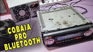 CONSEGUI CD PLAYER H-BUSTER HBD 4200MP pra USAR como COBAIA pro BLUETOOTH CASEIRO 0 Reais