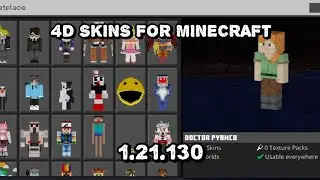 4D Skins for Minecraft 1.21.130 | Minecraft PE | Obesites 