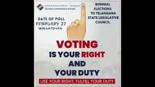 Biennial Elections to Telangana State Legislative Council