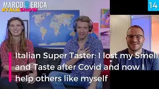 S1 E14  Italian Super Food Taster Michele Crippa on Marco and Erica #TALKSHOW