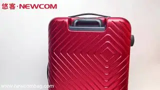 Travel Rolling Red Luggage