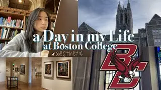 An *aesthetic* Day in my life at Boston College