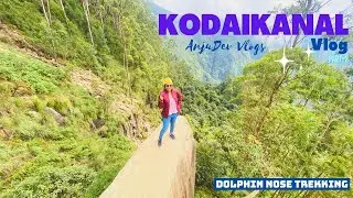 KODAIKANAL Vlog| Dolphin Nose Trekking Kodaikanal |Tourist Places in Kodaikanal| Coakers Walk