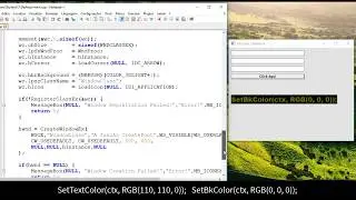 Linguagem C - SetBkColor(ctx, RGB(0, 0, 0));