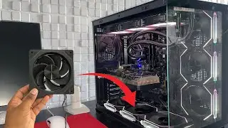 COMO instalar as FAN PRISM 4 RS igual as da lian li / INSTALEI NO MEU PC GAMER e ficou Surpreendente