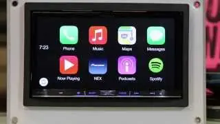 Pioneer's AVIC-8000nex  with Apple CarPlay the new messages, phone, maps and more