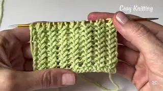 Easy Rib Knitting Pattern 