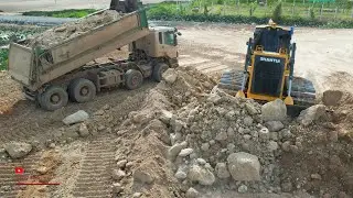 Mighty Large Ability Biggest Bulldozer Strong Pushing Gravel - Technical​ Heavy Equipment