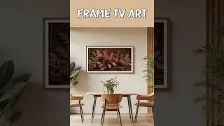 #shorts #frametvart Fall Pinecones Leaves Acorns Wooden Carving Rustic Autumn Farmhouse Frame TV Art