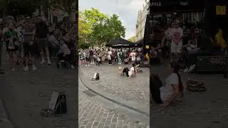 Freestyle football show at Brussel, Belgium