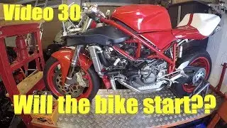Подготовка к гонке Thunderbike № 30 &mdash; комиссия и запуск мотоцикла Ducati 748
