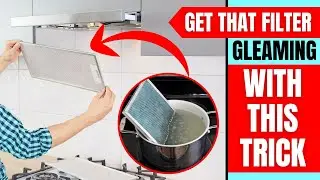✨ How to Clean Oven Hood Filter FAST & EASY (No Tools Needed)