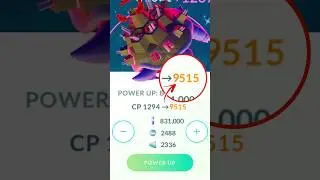 Maxed Out LeveL 50 Shiny GIGANTAMAX Blastoise in Pokemon GO.