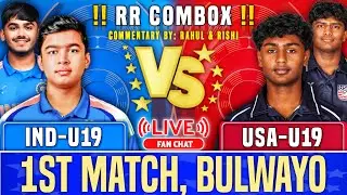 India U19 vs USA U19, 1st Match | ICC Under 19 World Cup 2026 - Live Cricket Score & Commentary |