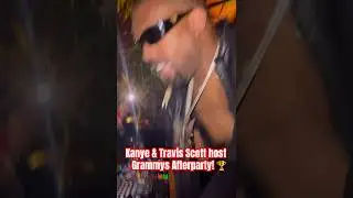 KANYE WEST & TRAVIS SCOTT HOST GRAMMYS 🏆 AFTERPARTY!