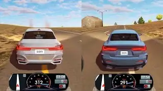 BMW 7 Luxury vs BMW M4 M Power - Driving School Sim Mobile Gameplay