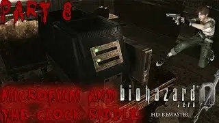 #8| RESIDENT EVIL Zero 0 HD Remaster | Microfilm & Clock Riddle | PC Full Game Guide Let's Play