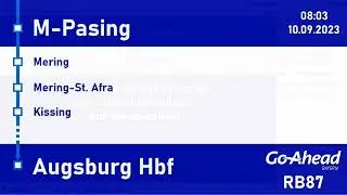 Ansagen Mix aus der Südostbayernbahn, BRB, GoAhead, MVG und DB Regio
