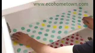 Drawer shelf liner mat for kitchen and cupboard