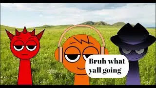 Sprunki fight each other