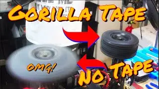 RC car tire ballooning revisit | Taming the CHEETAH with gorilla tape?