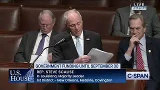 House Majority Leader Steve Scalise speaks on the House Floor | March 11, 2025
