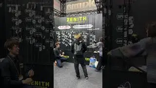 Zenith, rod test- Osaka Fishing Show 2024 Japan #osaka #fishing #rod #fishinggirl #japan #zenith