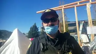 building storm-proof shelter for homeless defying building codes marinship park tent city sausalito