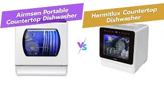 AIRMSEN против HermitLux: лучшие настольные посудомоечные машины для небольших помещений 🧼 Не тре...