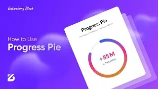 Create Colorful Circle Progress Bar in WordPress with Progress Pie Block | ZoloBlocks