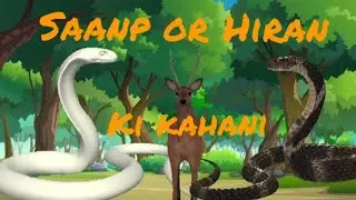 Saanp or Hiran ki Kahani|| Animation Video|| CARTOON TVR||