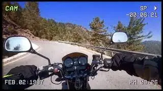 Pir Chinasi Ride POV &mdash; Yamaha YBR 125 | Solo Mountain Climb | Ace Pro 2 (Retro Film Mood)