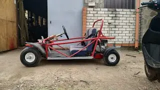 ✅крутая мини багги🚜ТАЧАНКА своими руками👐mini baggi